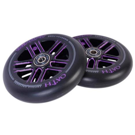 Oath Binary 110mm x 24mm Wheels - Black/Purple £69.99